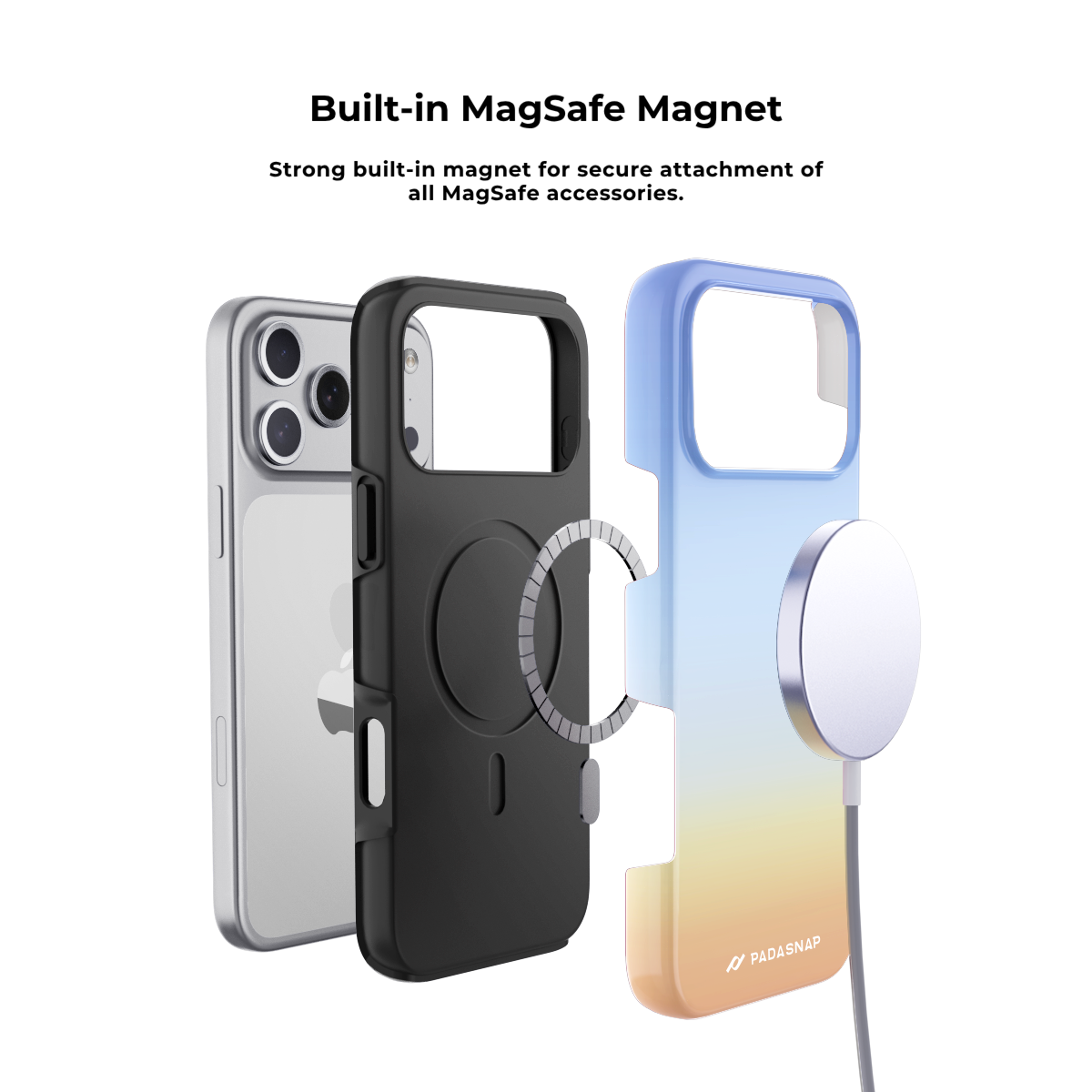 Sunrise MagSafe Phone Case Grip Set