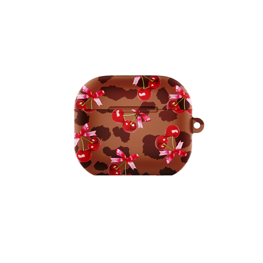 Cherry Luxe Airpods Case