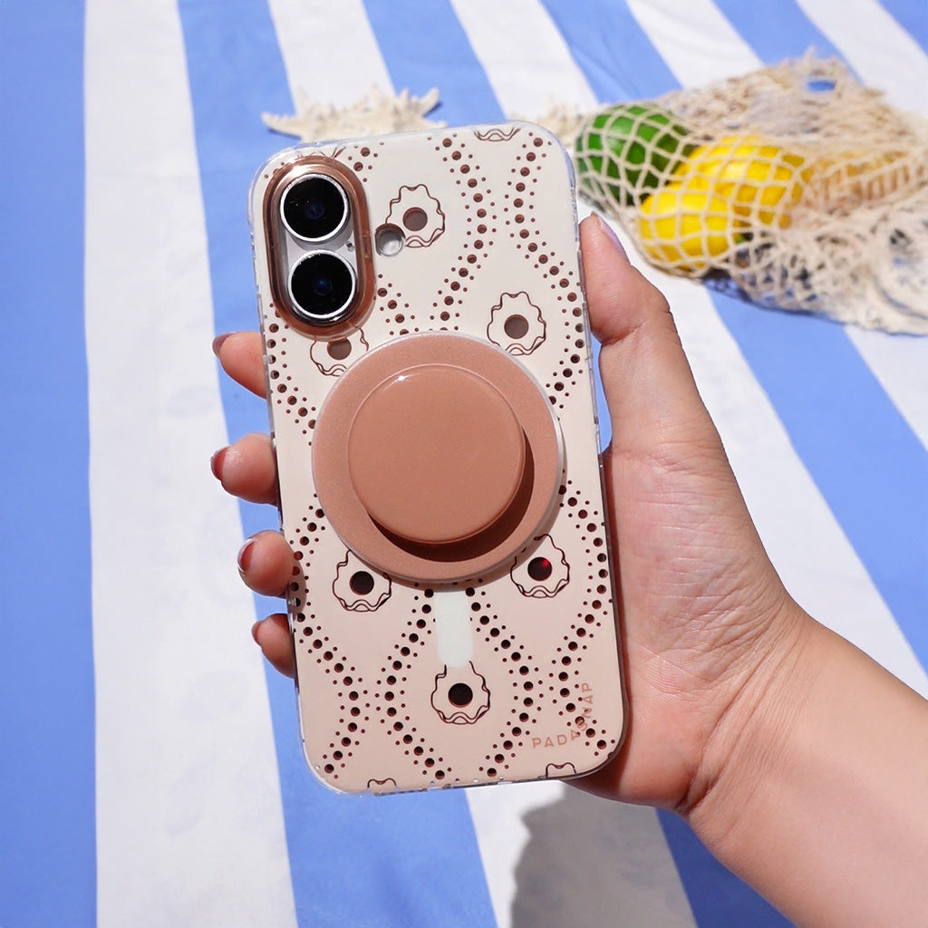 StellarGlow | Pearl MagSafe Phone Case Grip Set