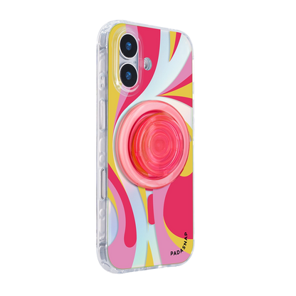 Luminous Strokes | Red MagSafe Phone Case Grip Set