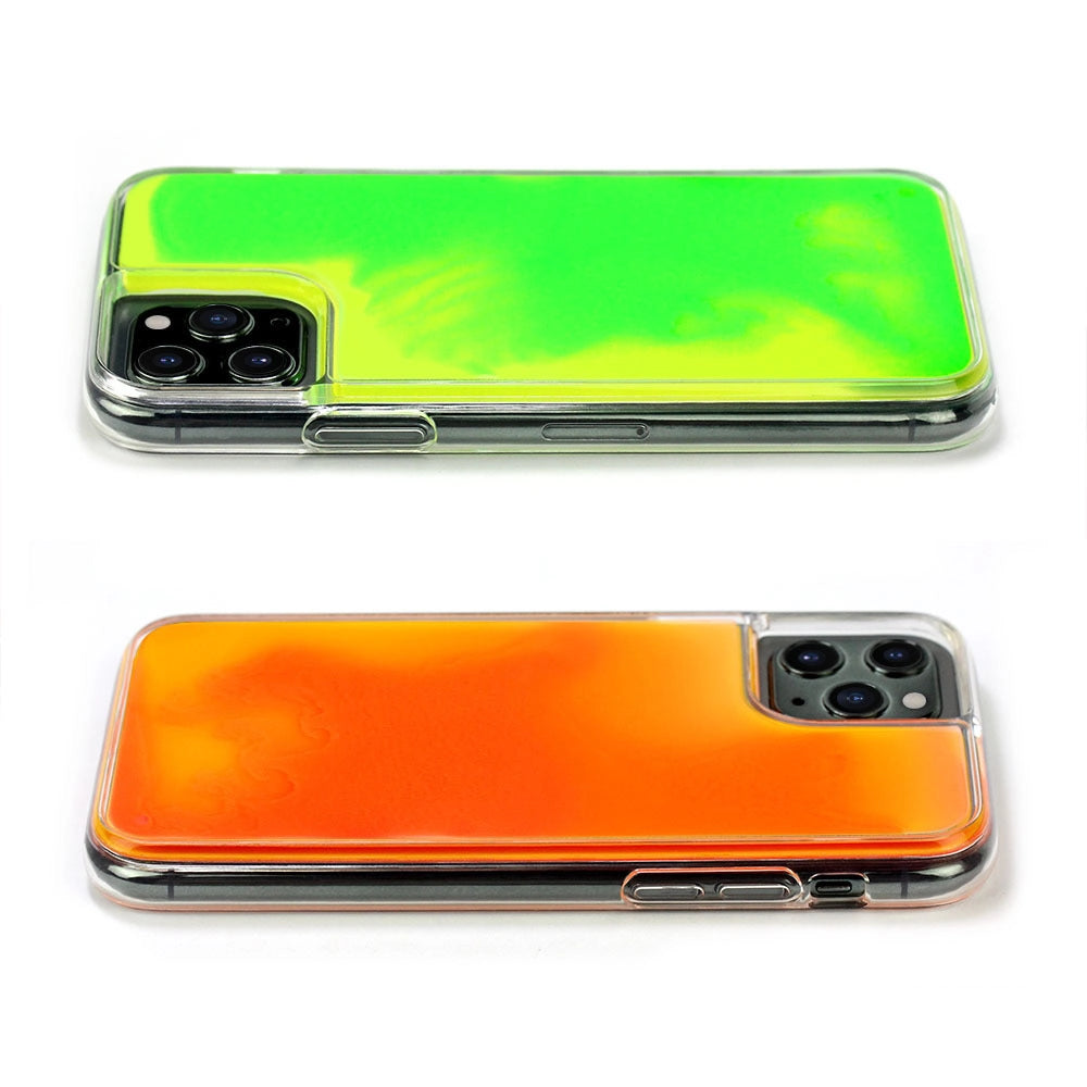 Flowing Neon Sand Liquid Luminous Phone Case