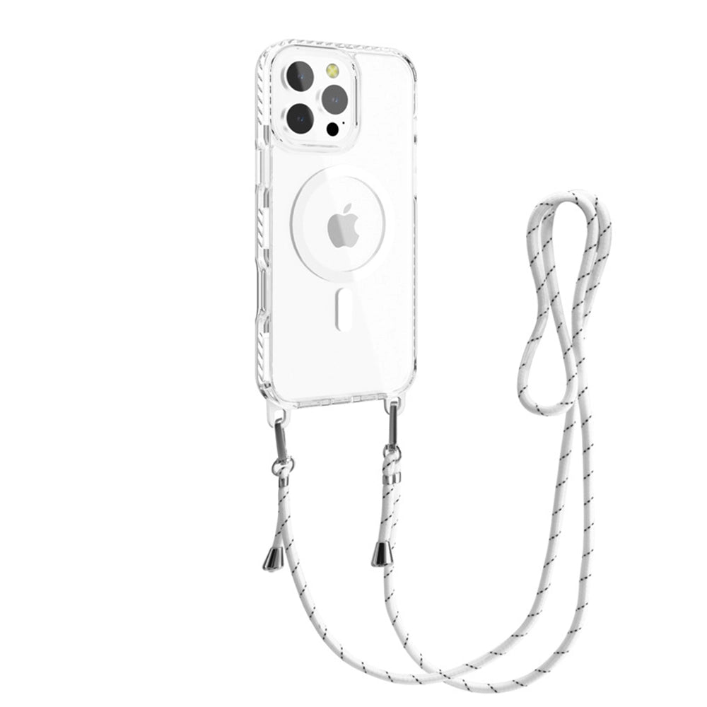 Transparent MagSafe Phone Case Strap Set