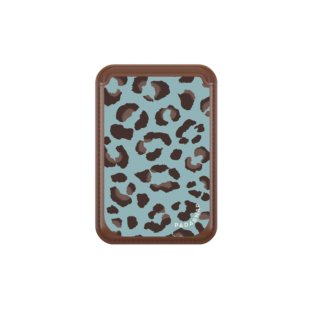 Leopard Print Brown MagSafe Wallet