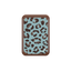 Leopard Print Blue MagSafe Wallet