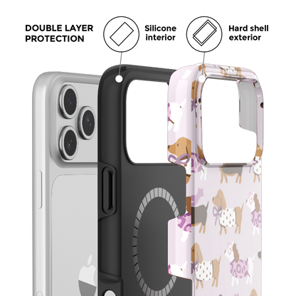EverTail Love Dachshund MagSafe Phone Case Grip Set