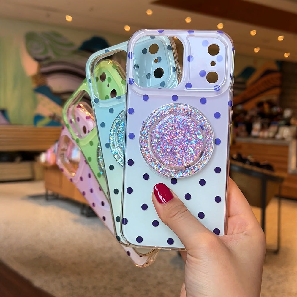 Polka Dot Dress MagSafe Phone Case Grip Set