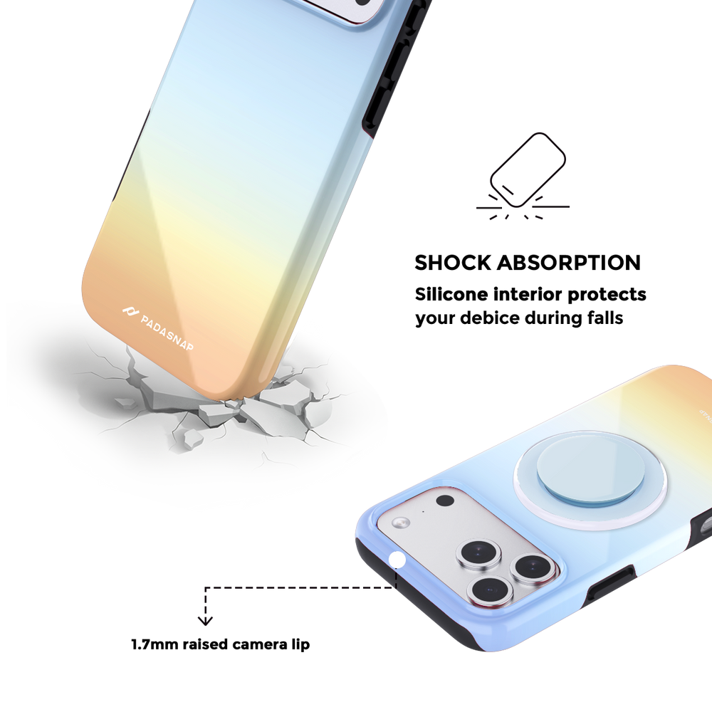 Sunrise MagSafe Phone Case Grip Set