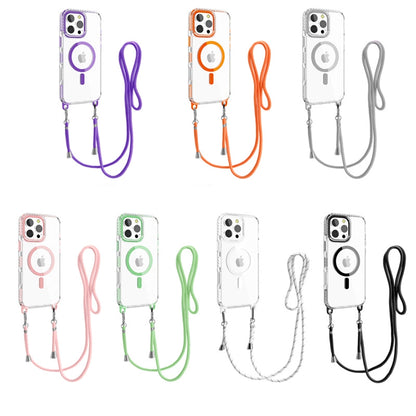 Transparent MagSafe Phone Case Strap Set