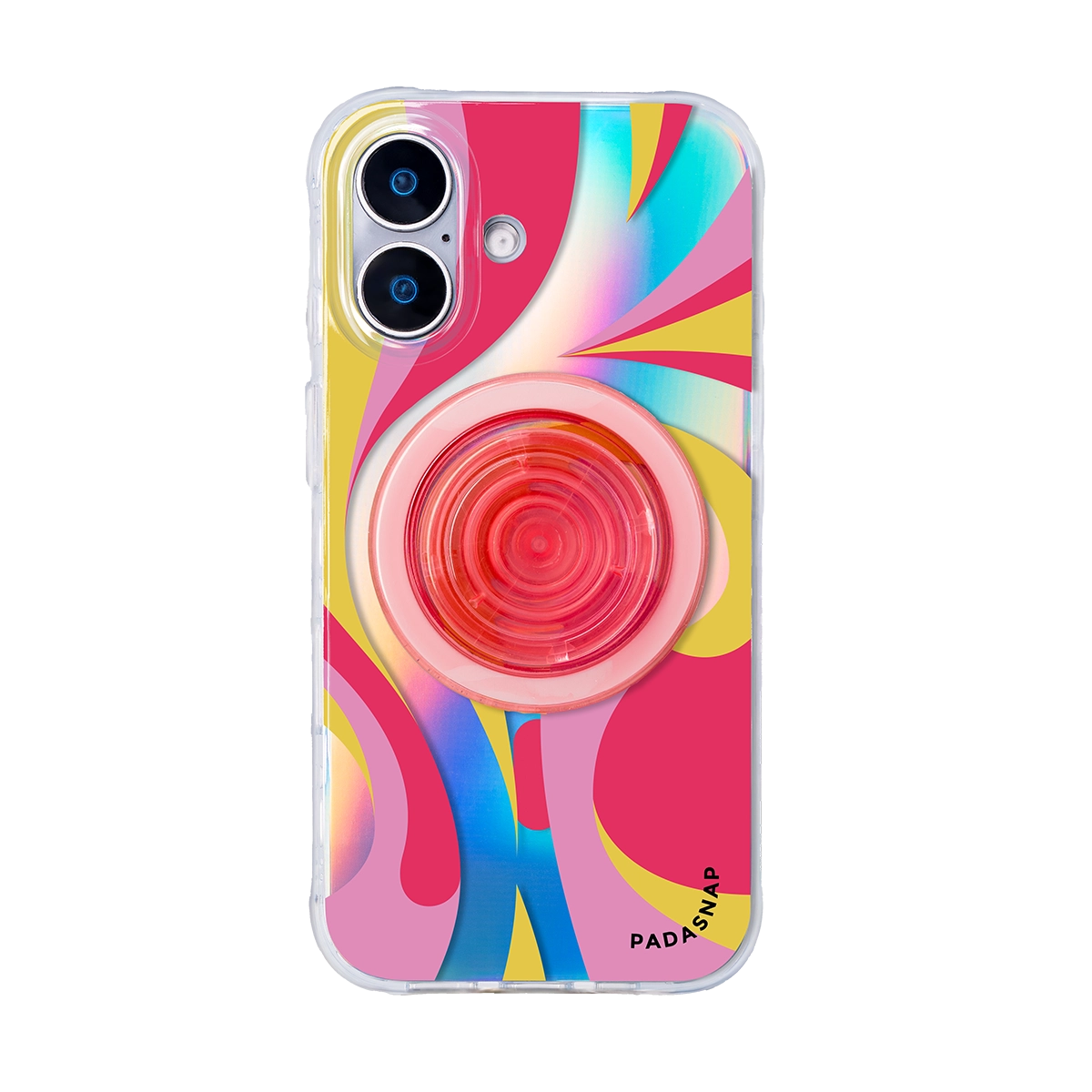 Luminous Strokes | Red MagSafe Phone Case Grip Set