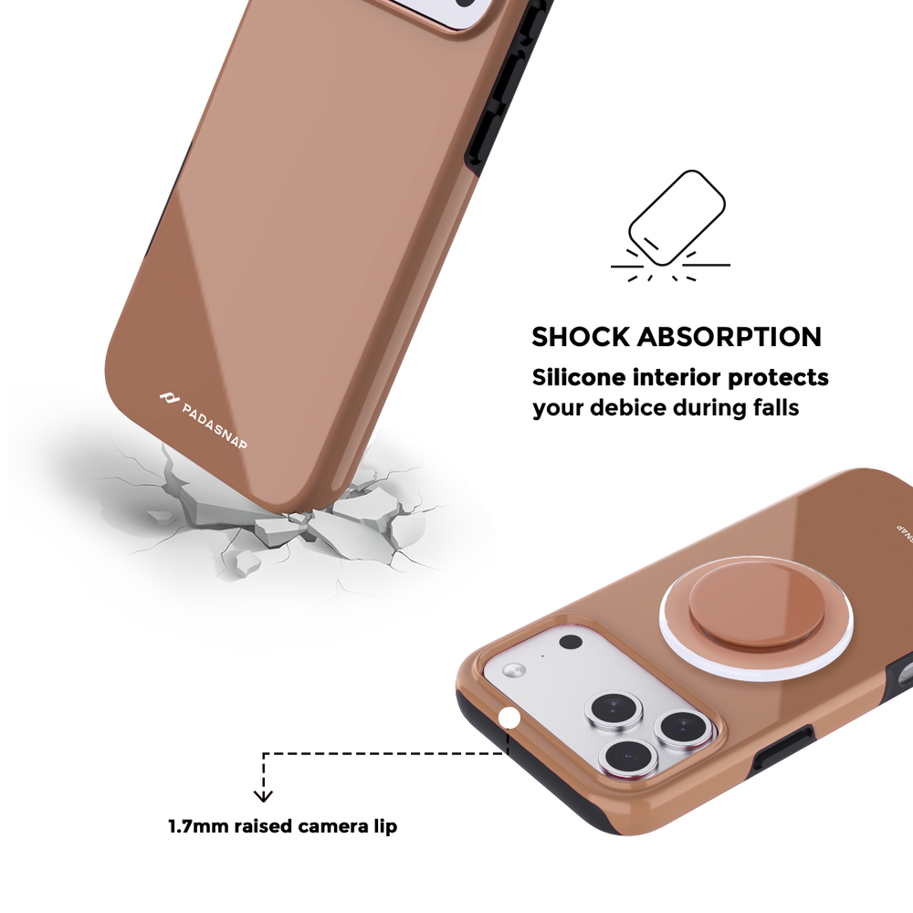 MonoTone | Pink MagSafe Phone Case Grip Set