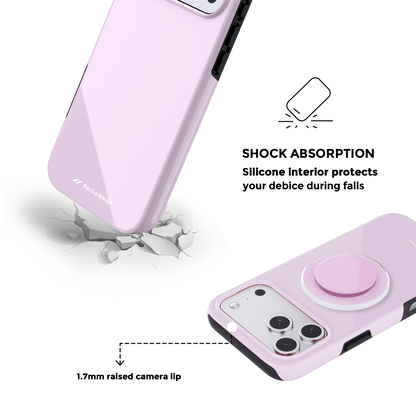 MonoTone | Pink MagSafe Phone Case Grip Set