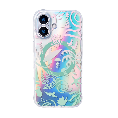 Tropic Holiday | Blue MagSafe Phone Case