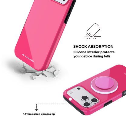 MonoTone | Pink MagSafe Phone Case Grip Set