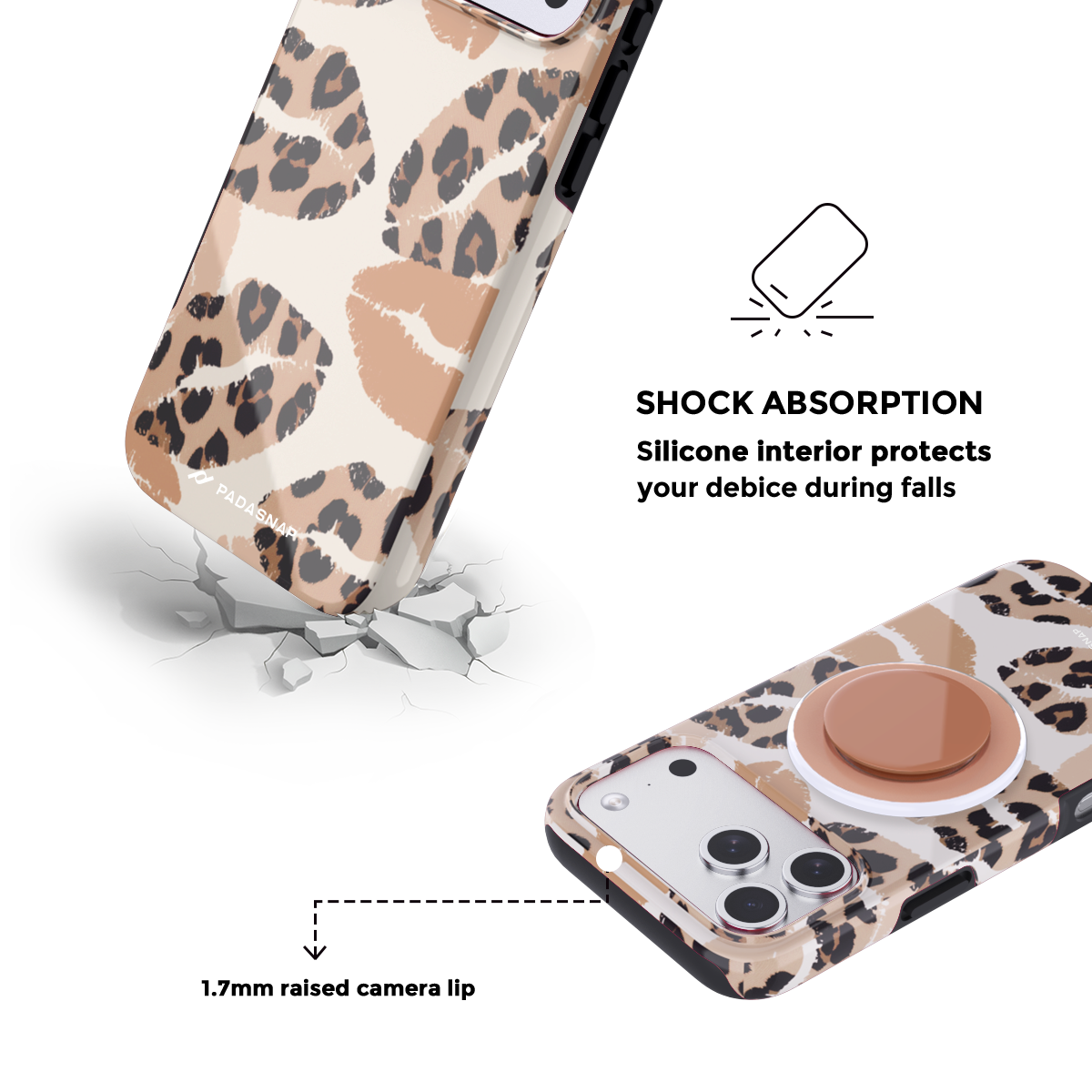 Lip Lock MagSafe Phone Case Grip Set