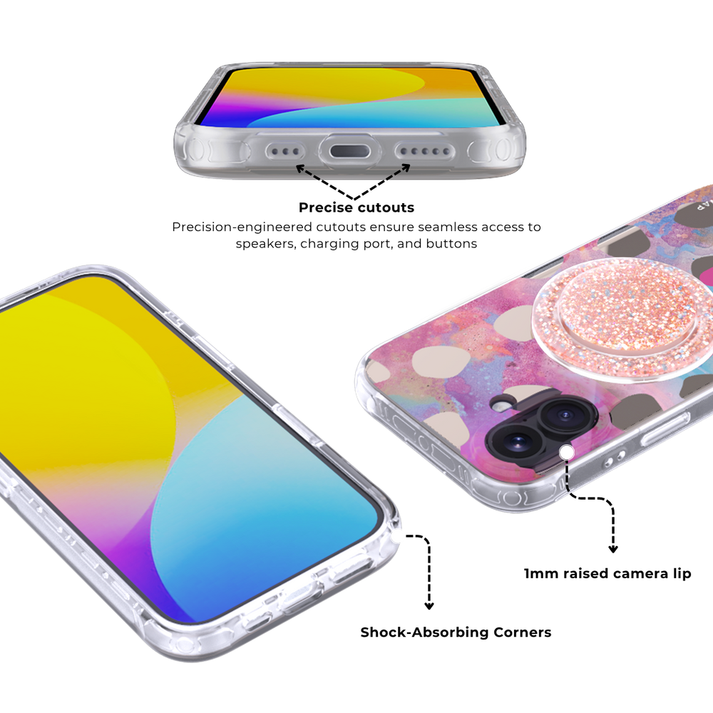 DreamCanvas | Blue MagSafe Phone Case  Grip Set