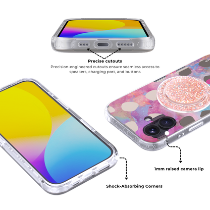 DreamCanvas | Blue MagSafe Phone Case  Grip Set