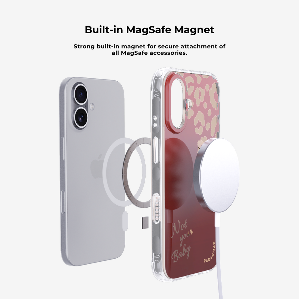 Not Your Baby Brown MagSafe Phone Case Grip Set