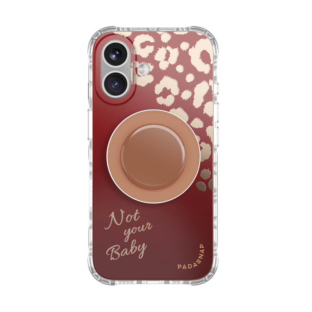 Not Your Baby Brown MagSafe Phone Case Grip Set