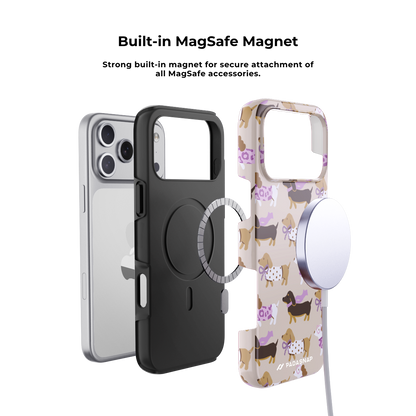 EverTail Love Dachshund MagSafe Phone Case Grip Set