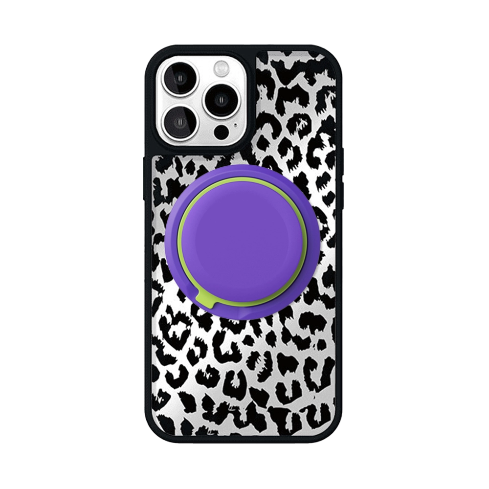 Wild Leopard MagSafe Phone Case Grip Set