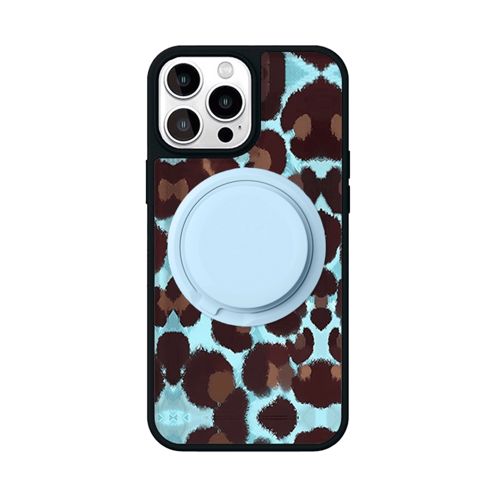 Wild Leopard MagSafe Phone Case Grip Set