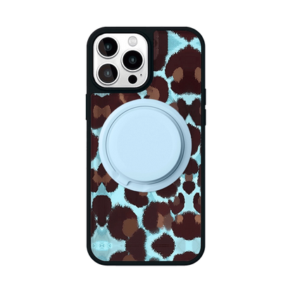 Wild Leopard MagSafe Phone Case Grip Set