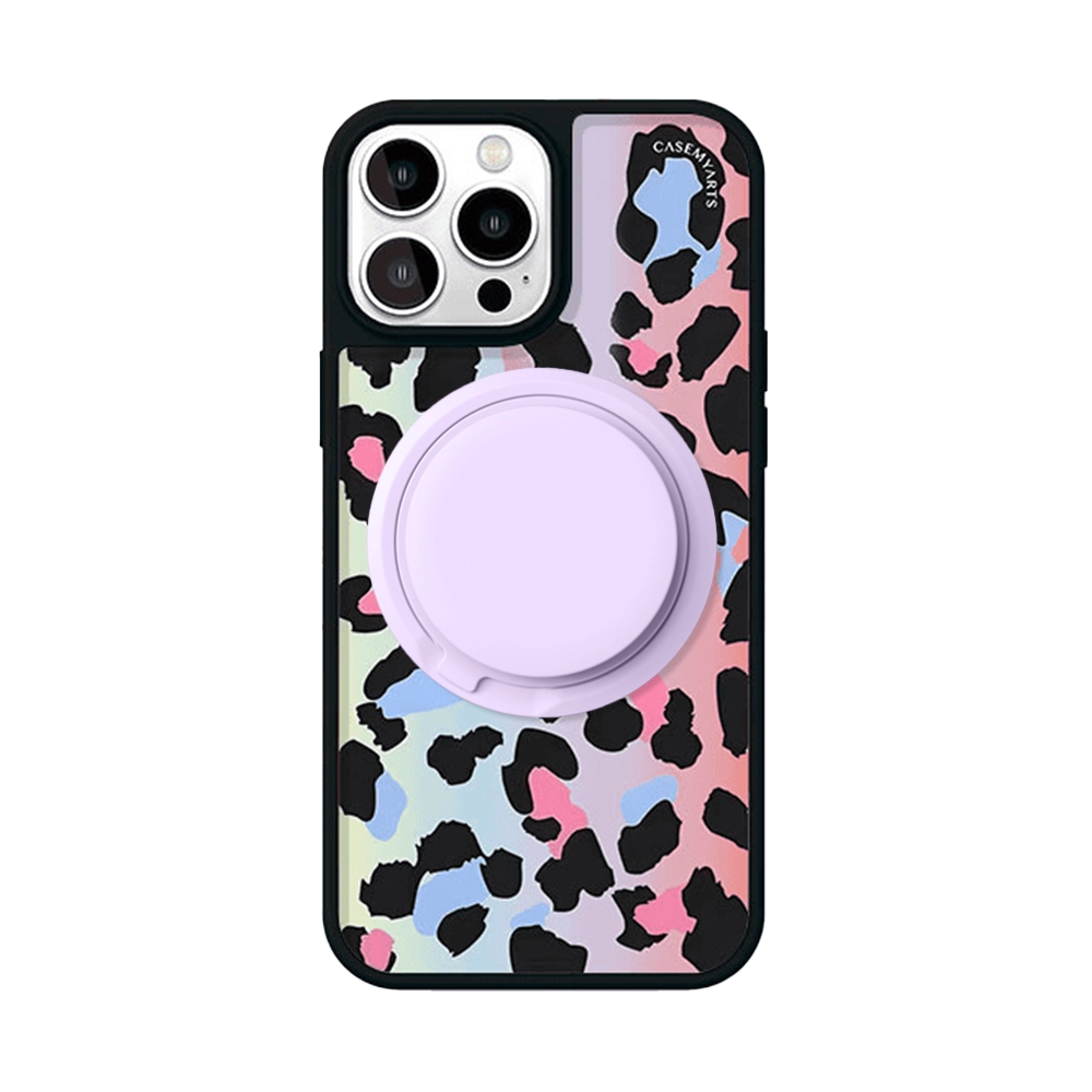 Wild Leopard MagSafe Phone Case Grip Set