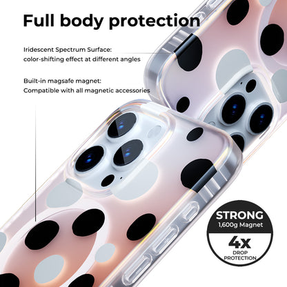 Opalescent Polka Dot | MagSafe Phone Case Grip Set