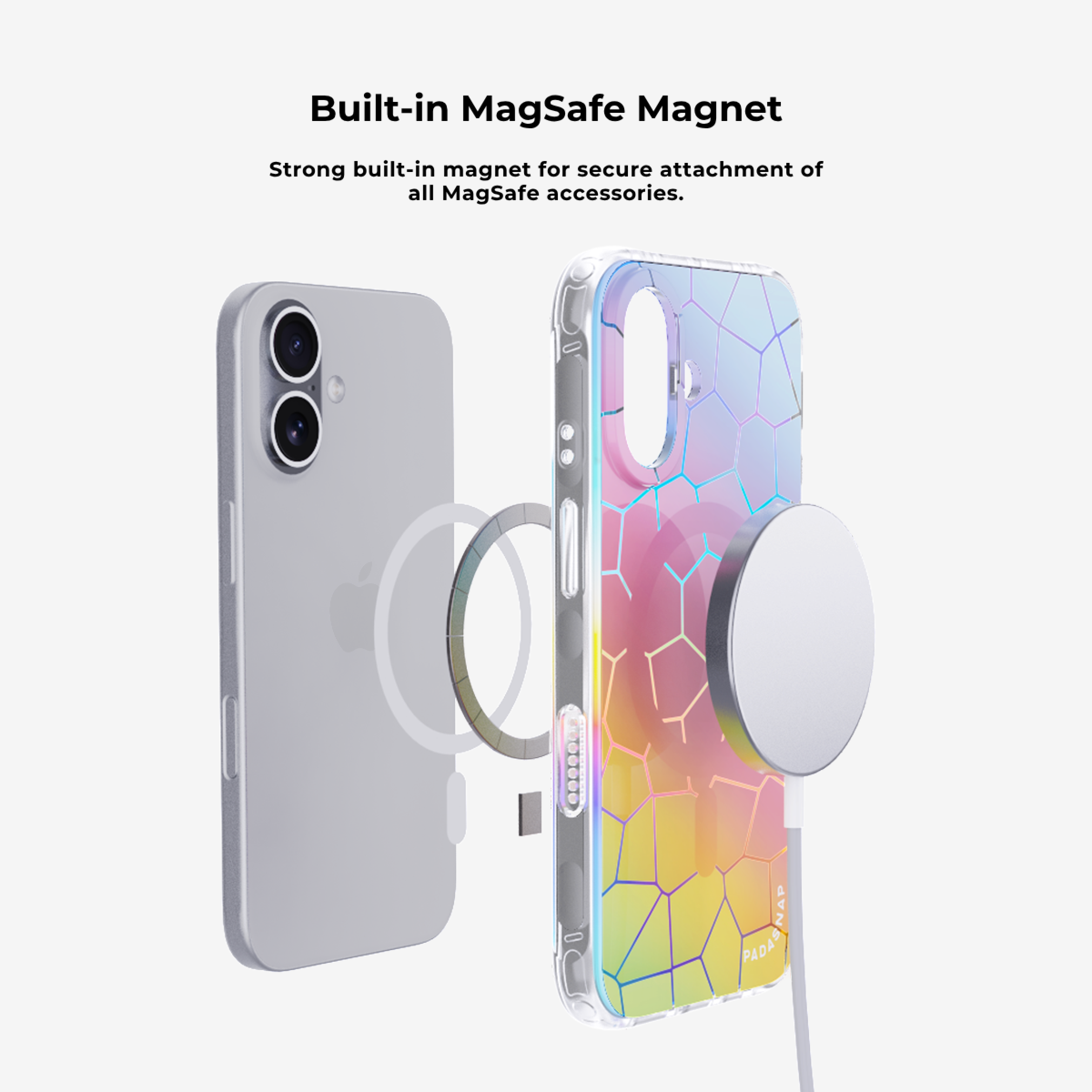 Vacay Glow Colorful MagSafe Phone Case Grip Set
