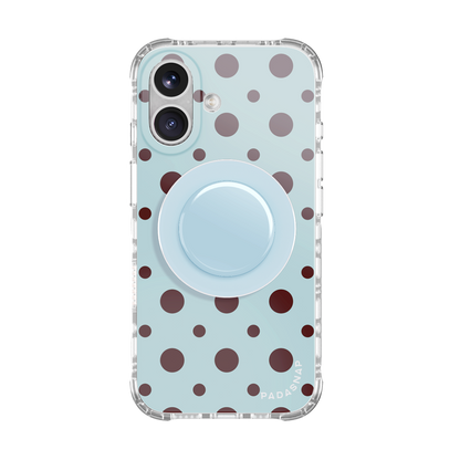 Cider Polka｜Purple MagSafe Phone Case Grip Set