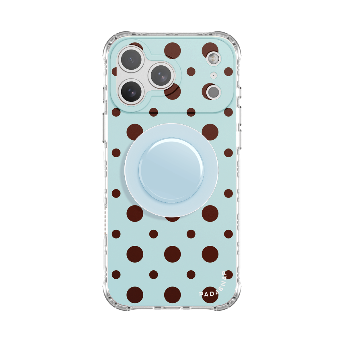 Cider Polka｜Purple MagSafe Phone Case Grip Set