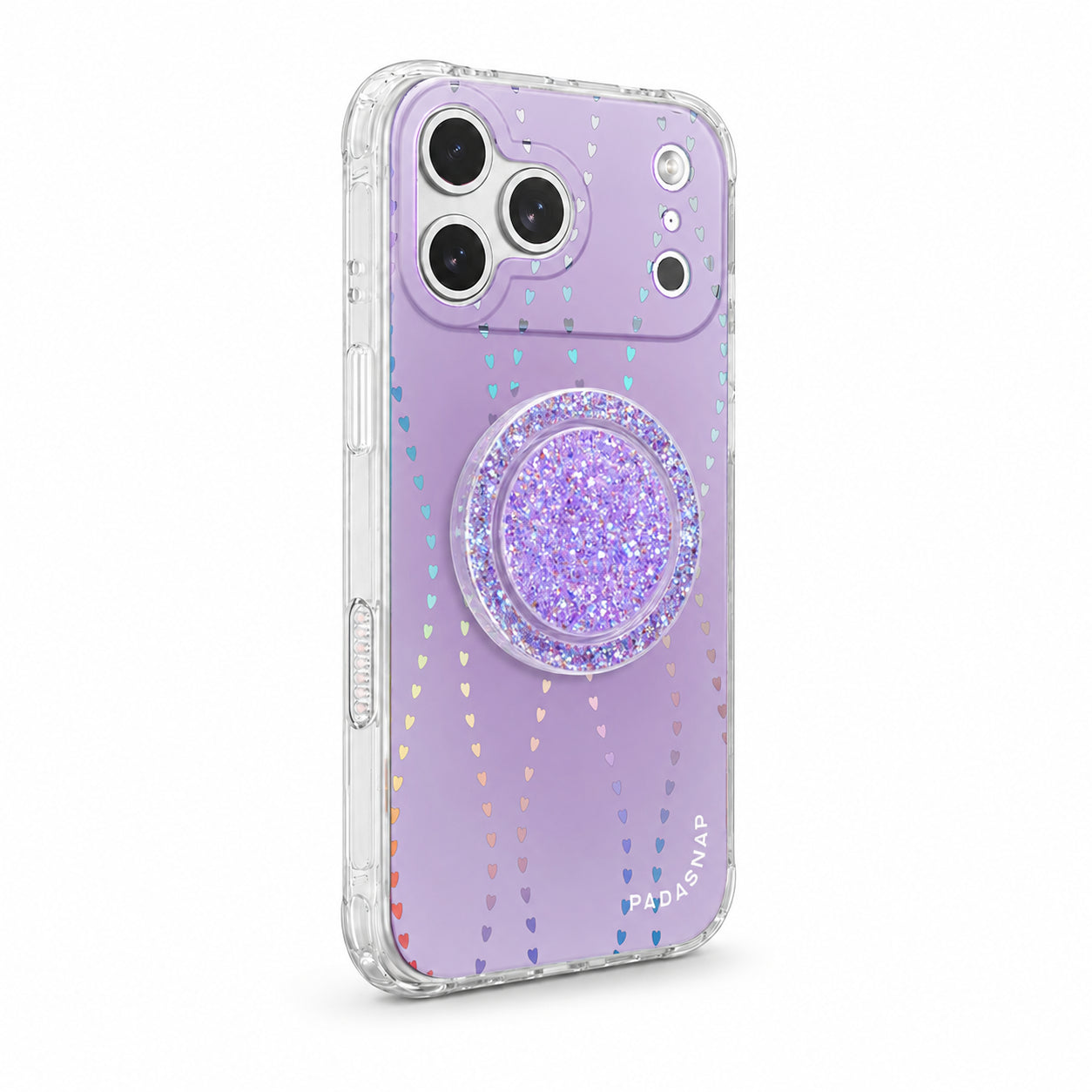 HeartGlow Iridescent MagSafe Phone Case Grip Set