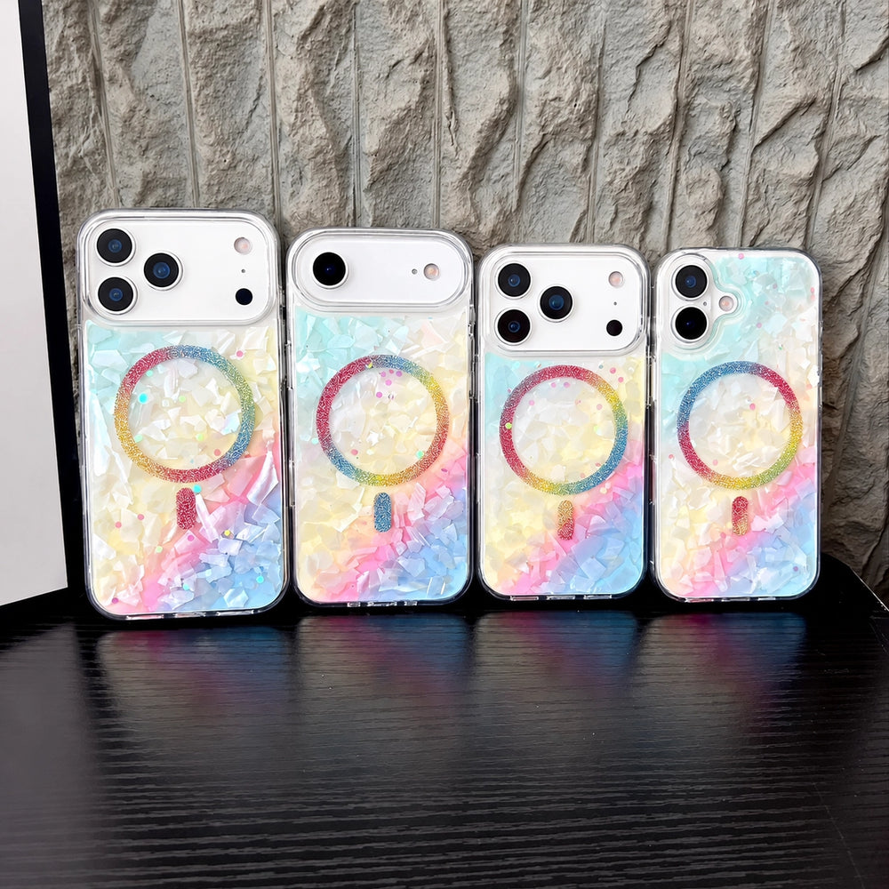 Opaline｜White MagSafe Phone Case Grip Set