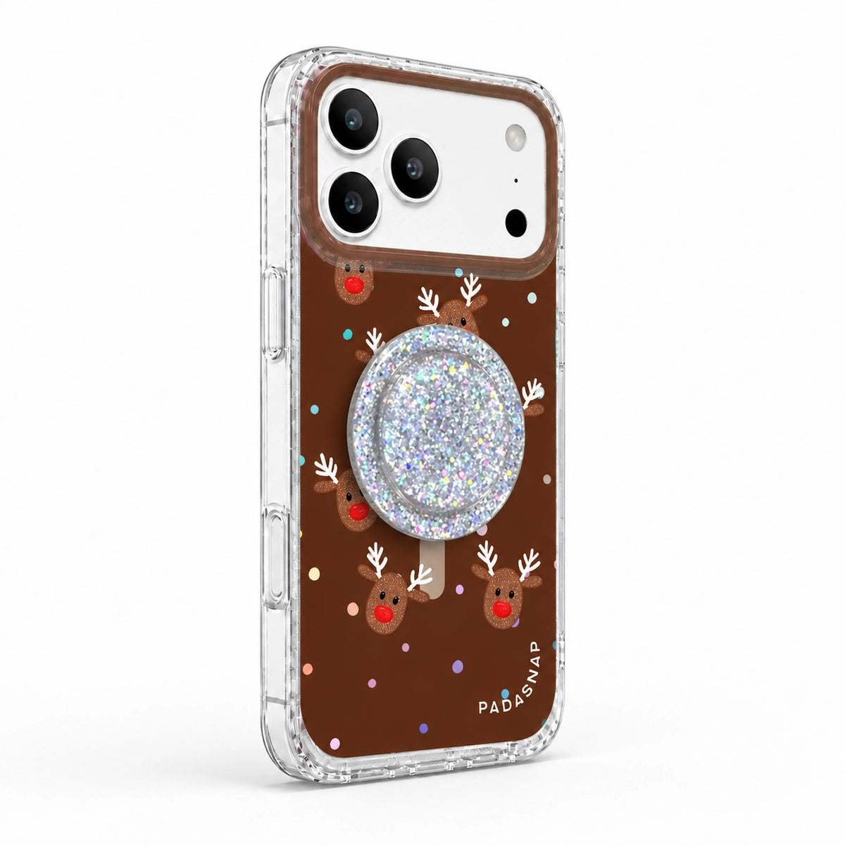 Reindeer Christmas MagSafe Phone Case Grip Set
