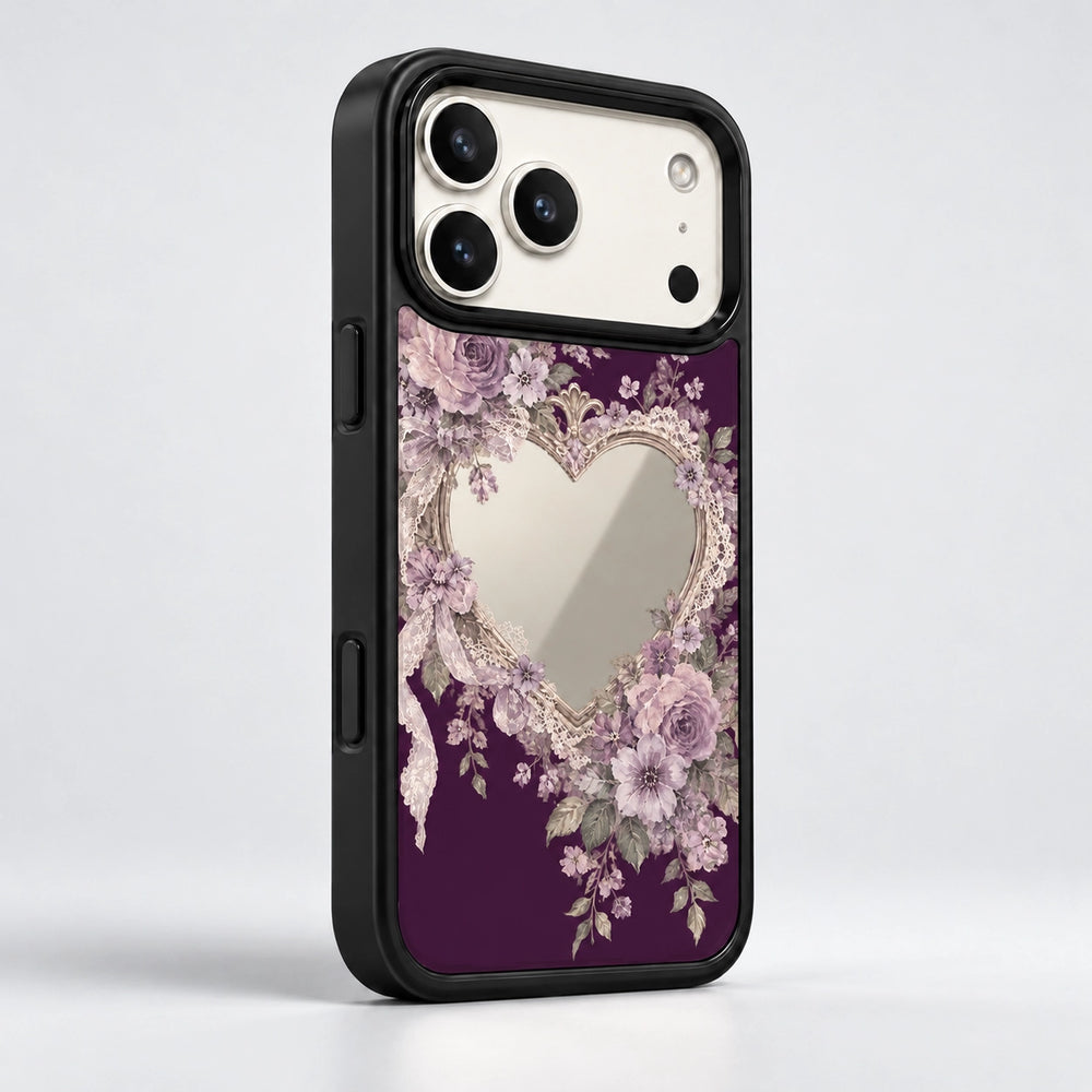 Vintage Heart Mirror MagSafe Phone Case