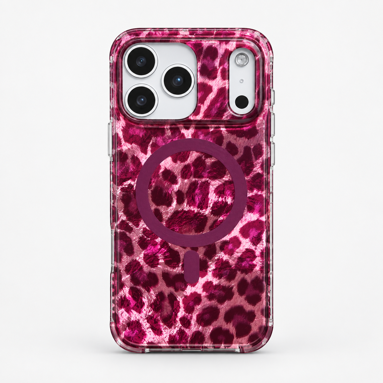 Wild Berry Leopard MagSafe Phone Case