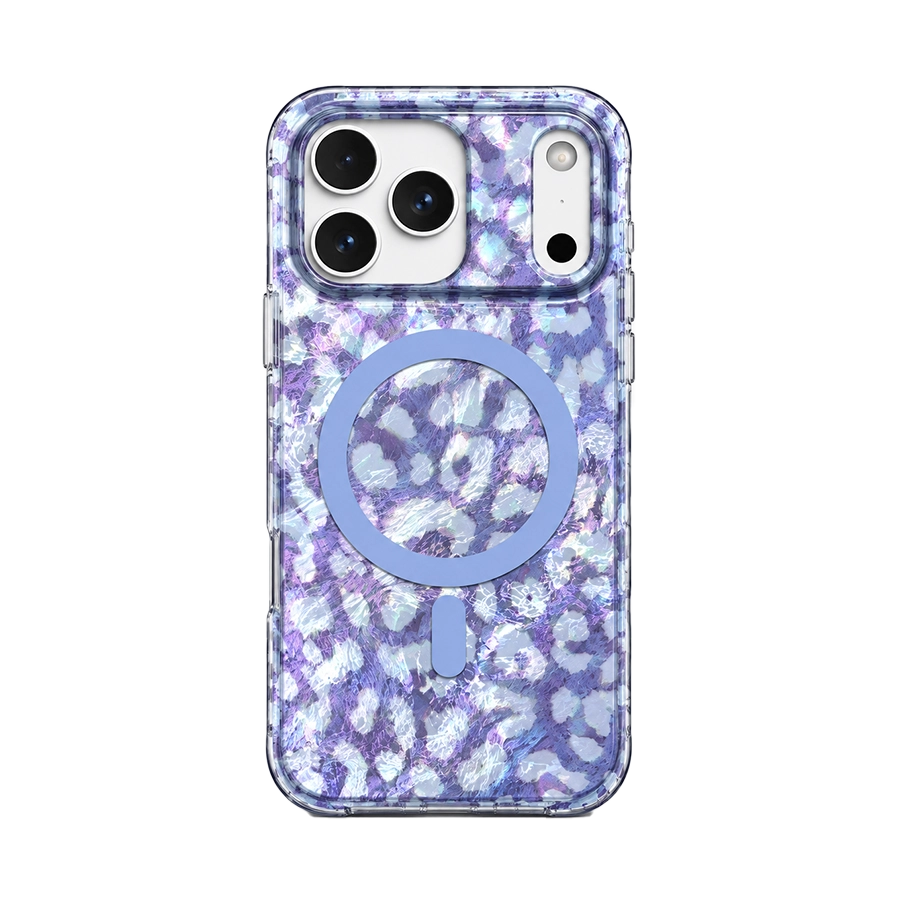 Wild Lilac Leopard MagSafe Phone Case