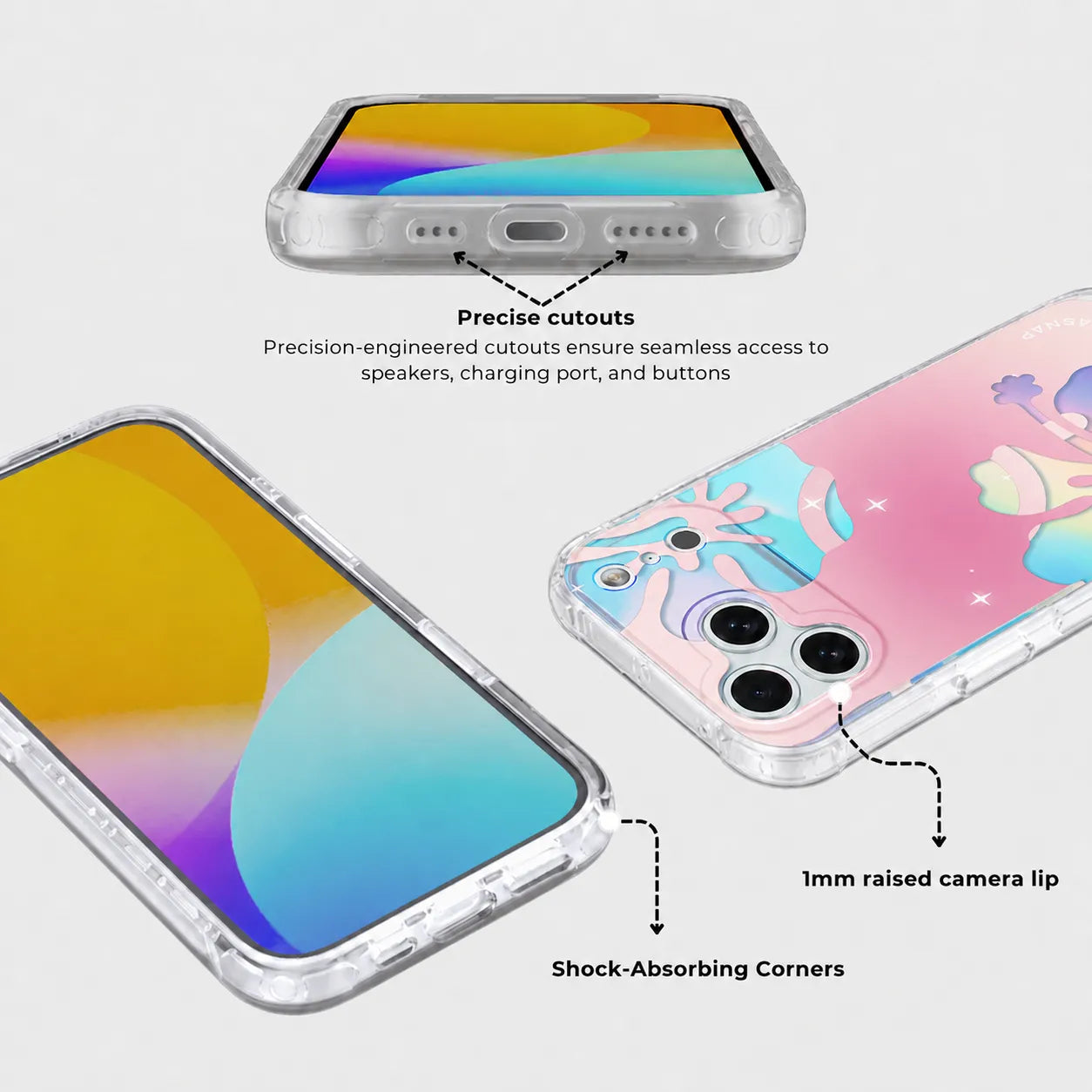 Hibiscus Iridescent MagSafe Phone Case