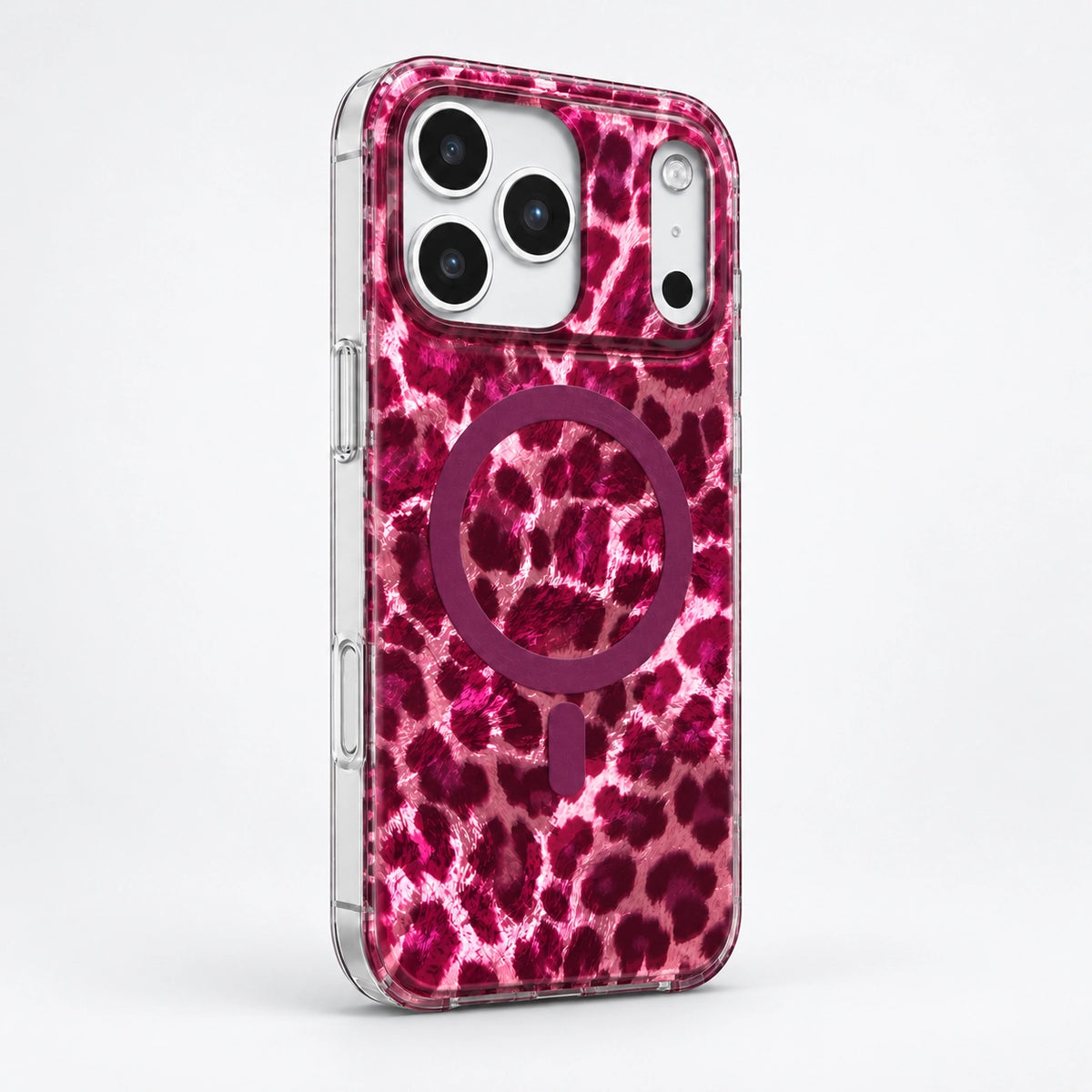 Wild Berry Leopard MagSafe Phone Case