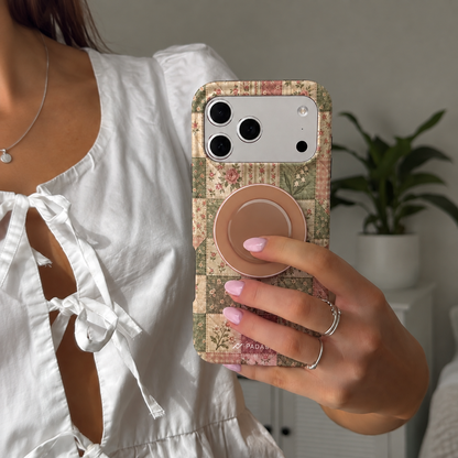 Vintage Floral MagSafe Phone Case Grip Set