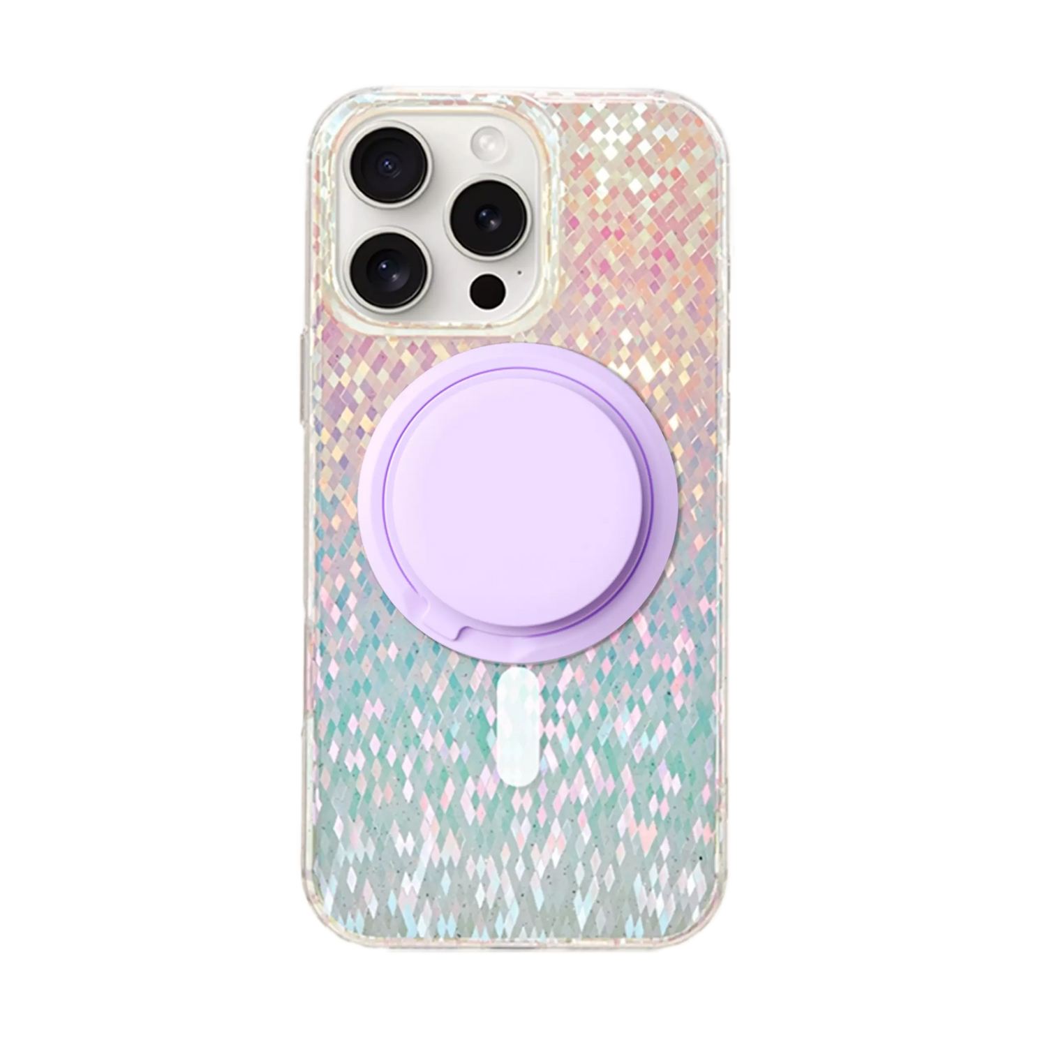 Stardust Glitter | Clear MagSafe Phone Case Grip Set