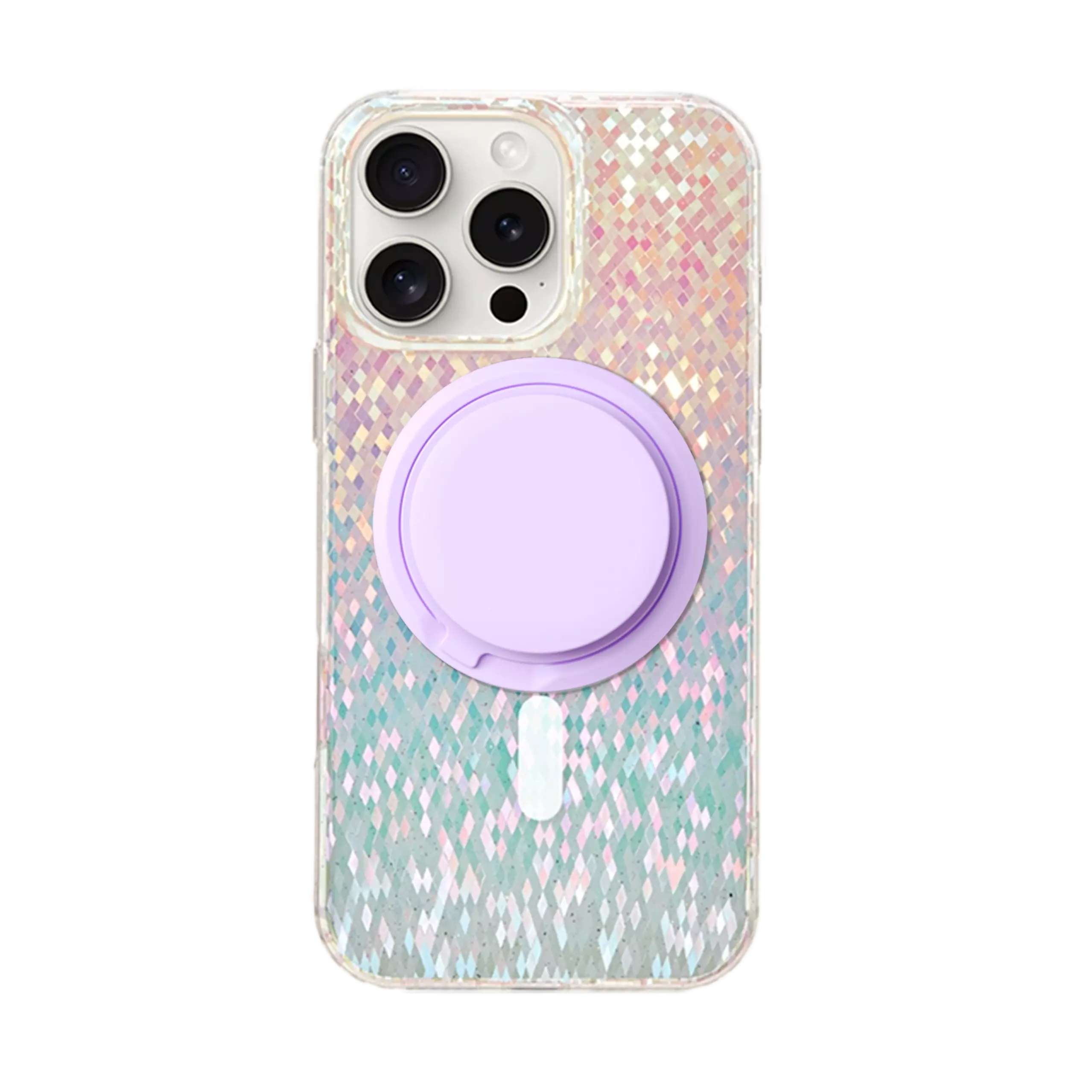 Stardust Glitter | Clear MagSafe Phone Case Grip Set