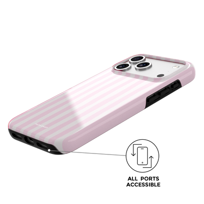 Pink Stripe MagSafe Phone Case