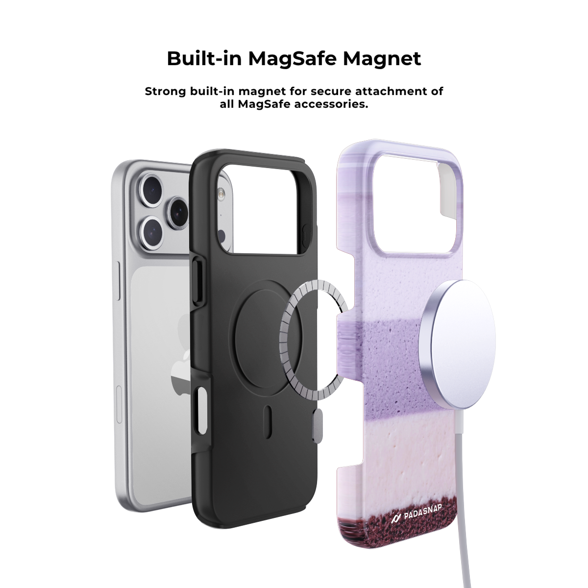 Ice Cream Cake MagSafe Phone Case Grip Set