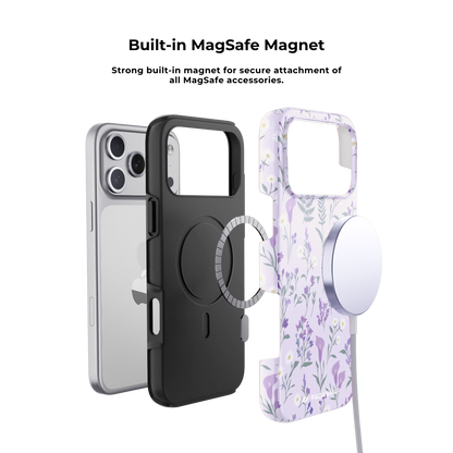 Lilac Ditsy MagSafe Phone Case Grip Set
