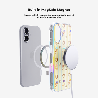 Honey Cream MagSafe Phone Case Grip Set