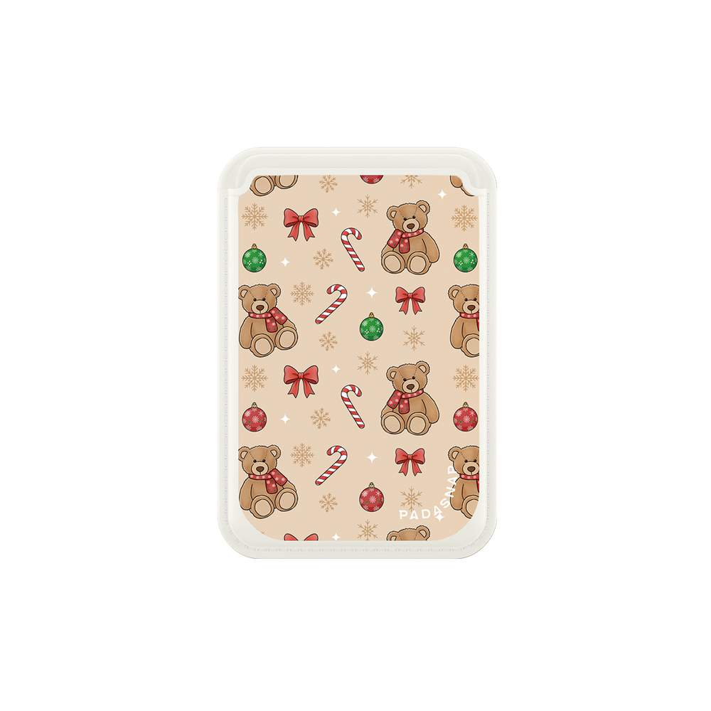 Cozy Christmas Teddy Card Holder