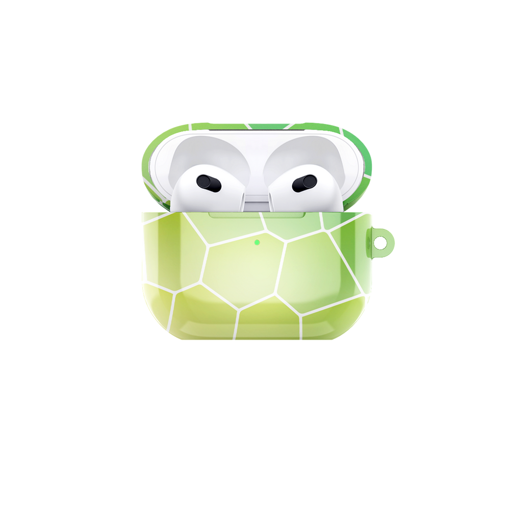 Vacay Glow Green Airpods Case