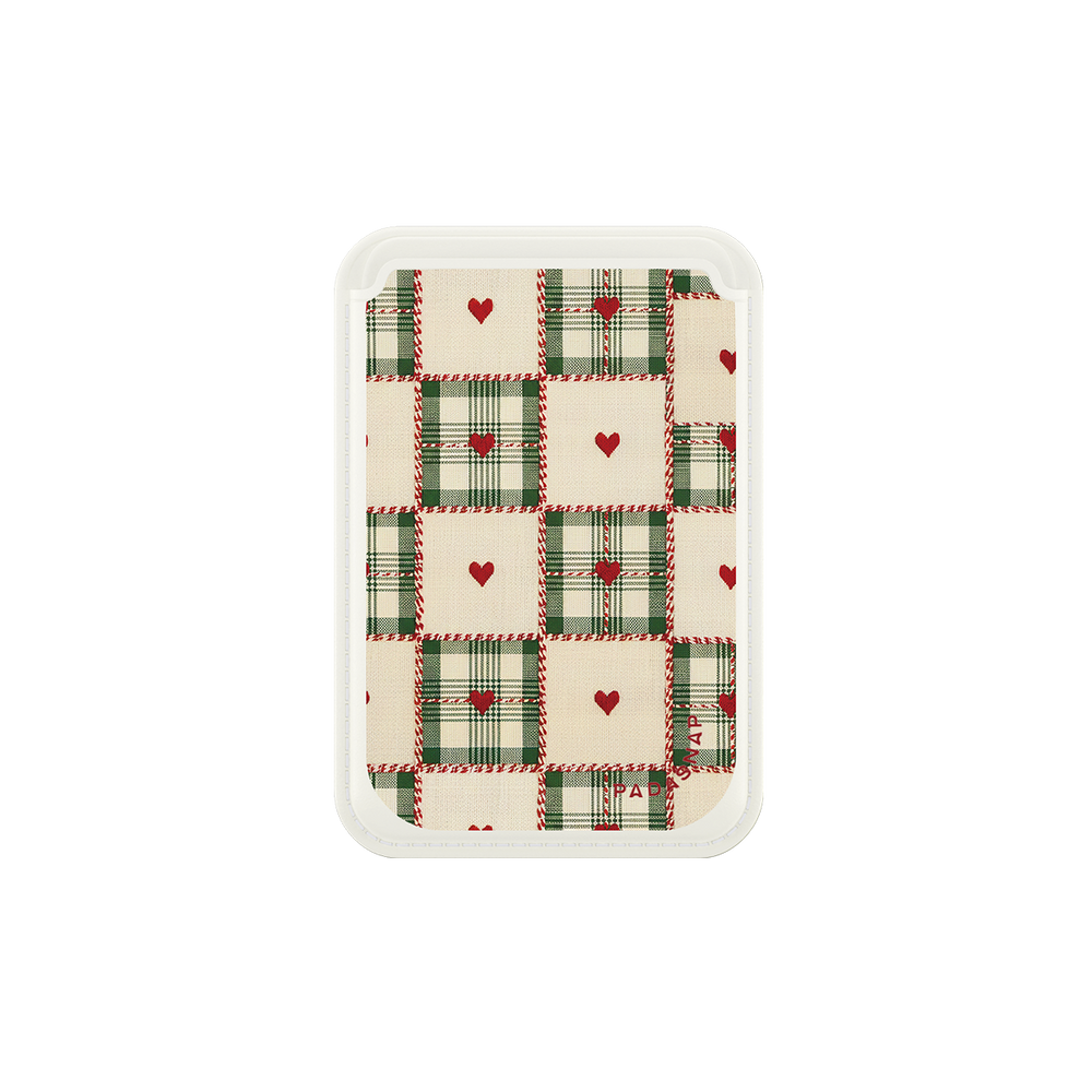 Cozy Christmas Plaid Card Holder