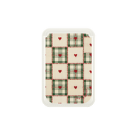 Cozy Christmas Plaid MagSafe Wallet